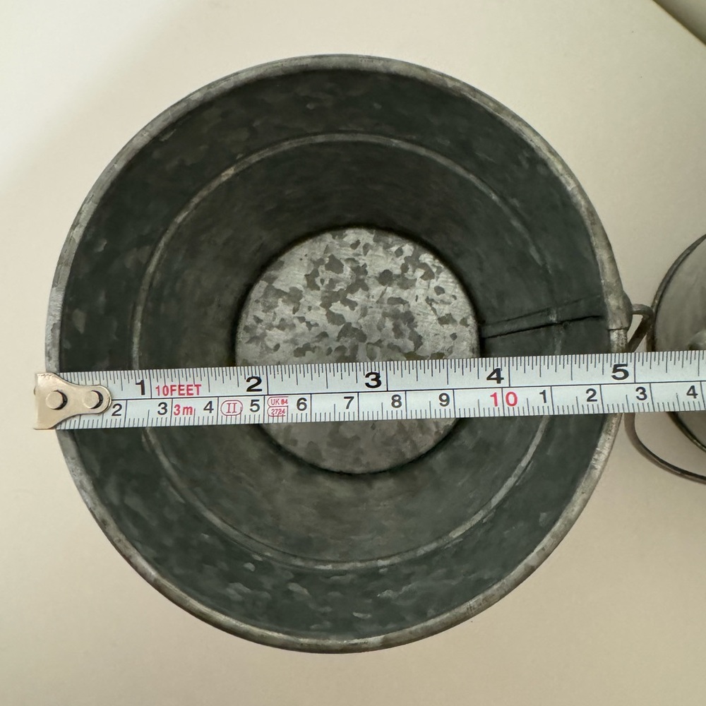 Two Small Decorative Buckets - Picture 4 of 5